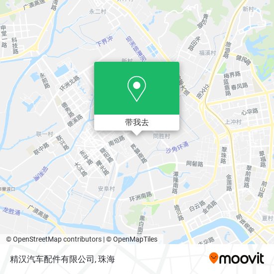 精汉汽车配件有限公司地图