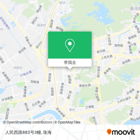 人民西路883号3幢地图