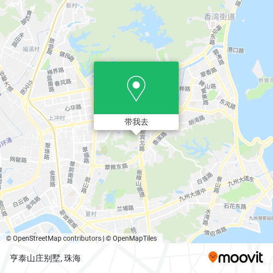 亨泰山庄别墅地图