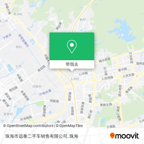 珠海市远泰二手车销售有限公司地图