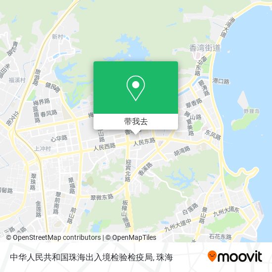 中华人民共和国珠海出入境检验检疫局地图