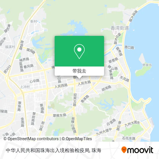 中华人民共和国珠海出入境检验检疫局地图
