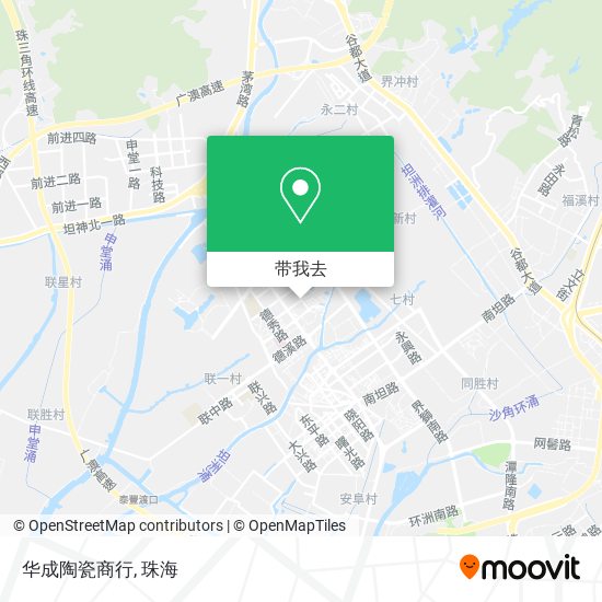 华成陶瓷商行地图