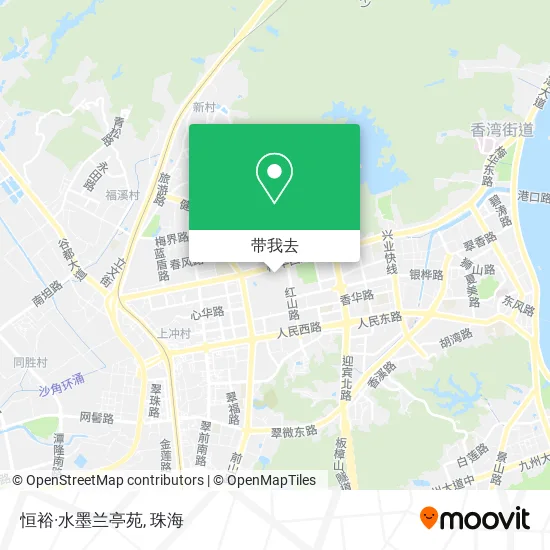 恒裕·水墨兰亭苑地图