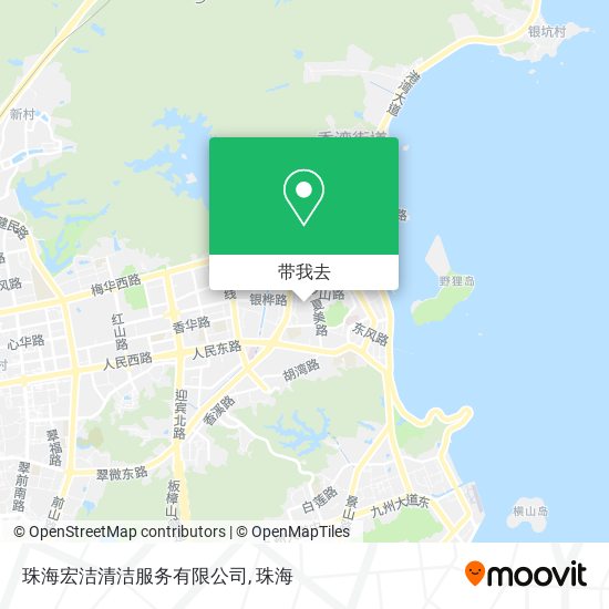 珠海宏洁清洁服务有限公司地图