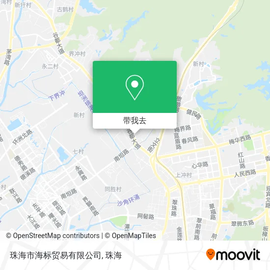 珠海市海标贸易有限公司地图