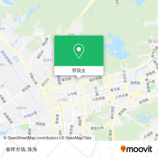春晖市场地图