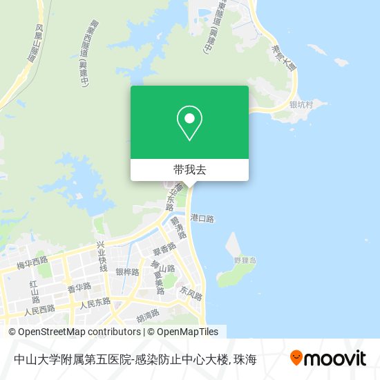 中山大学附属第五医院-感染防止中心大楼地图