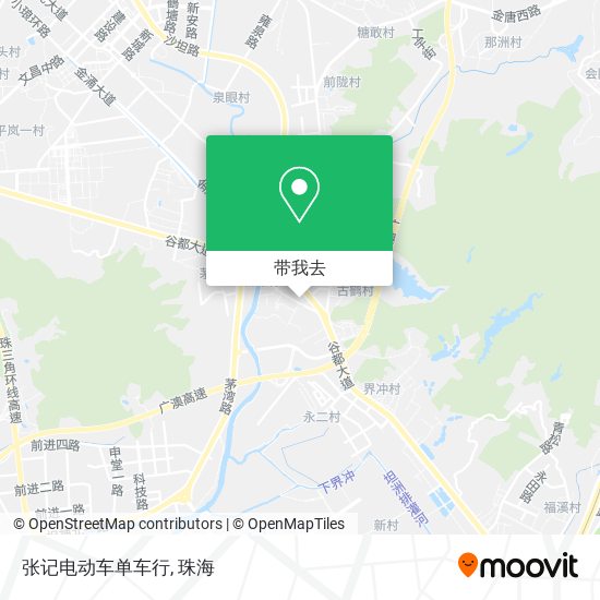 张记电动车单车行地图