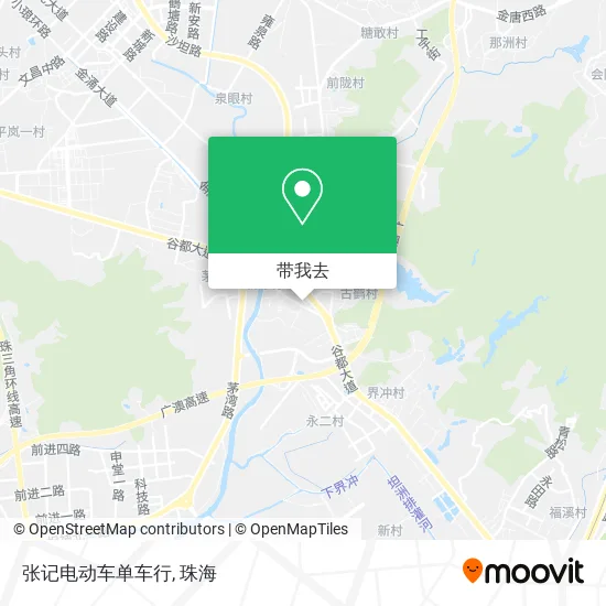 张记电动车单车行地图