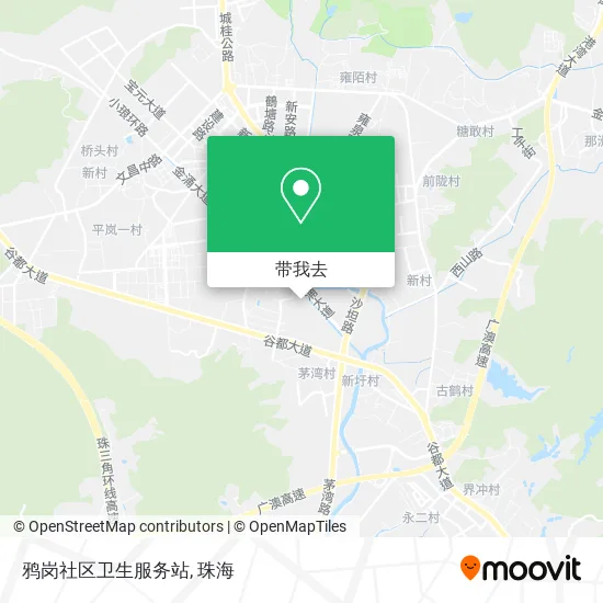 鸦岗社区卫生服务站地图