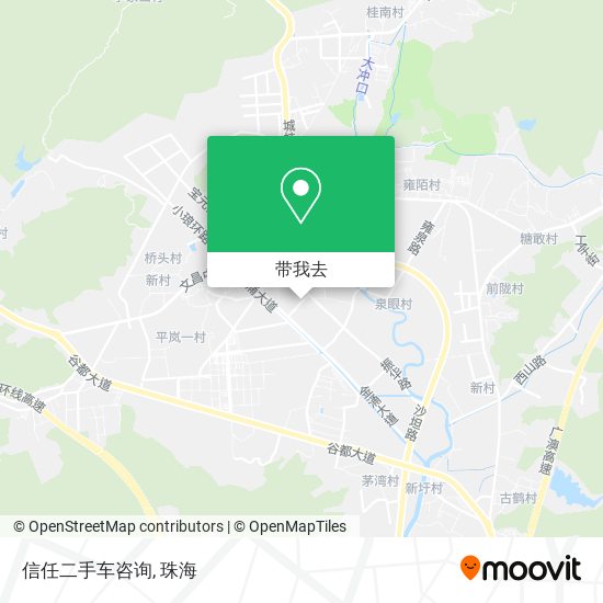 信任二手车咨询地图
