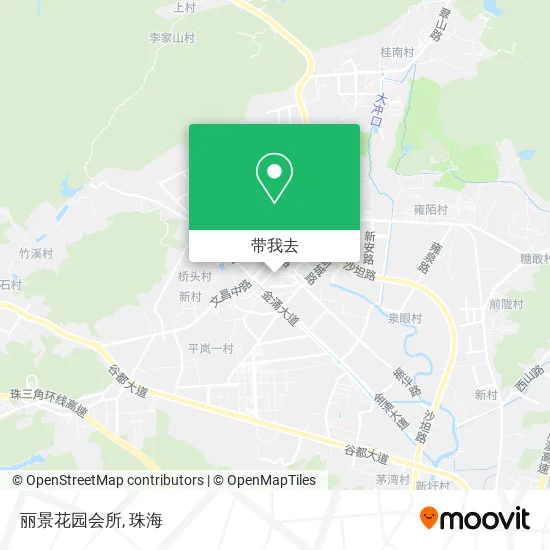丽景花园会所地图