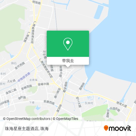 珠海星座主题酒店地图