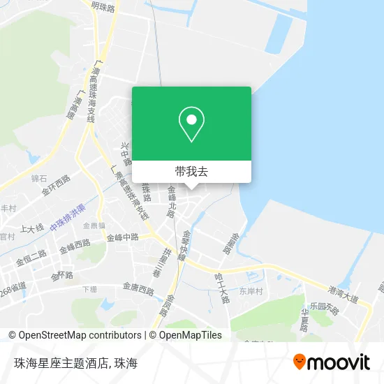 珠海星座主题酒店地图