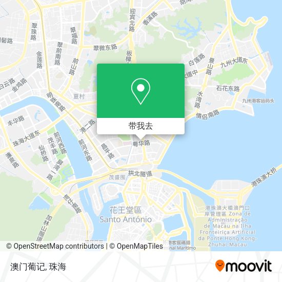 澳门葡记地图