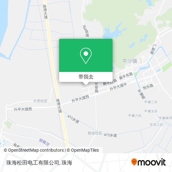 珠海松田电工有限公司地图