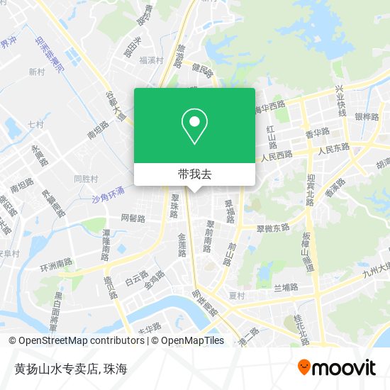 黄扬山水专卖店地图