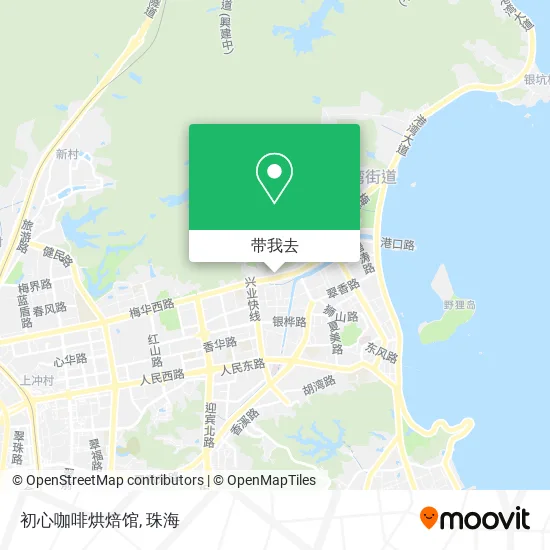 初心咖啡烘焙馆地图