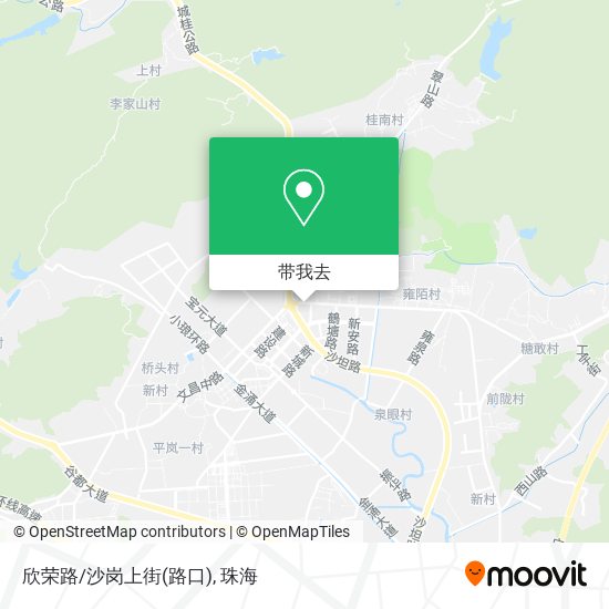 欣荣路/沙岗上街(路口)地图