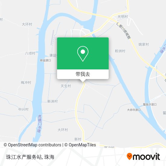 珠江水产服务站地图