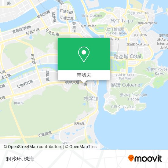 粗沙环地图