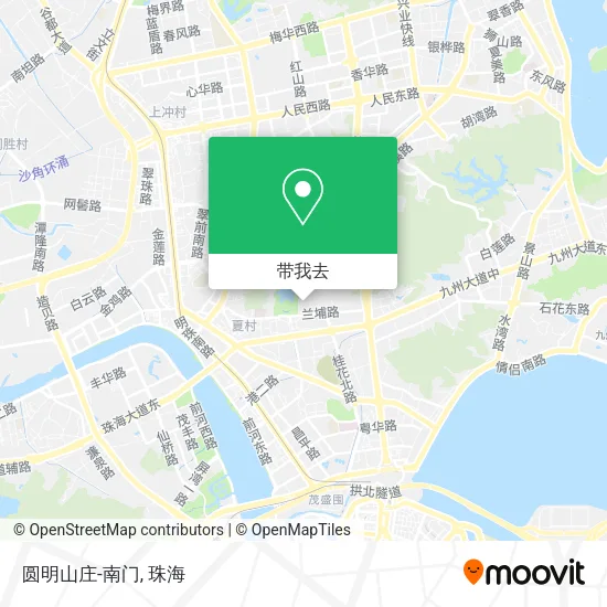圆明山庄-南门地图
