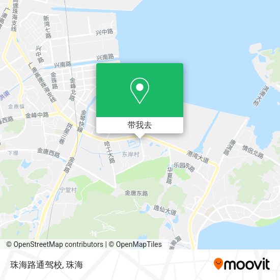 珠海路通驾校地图