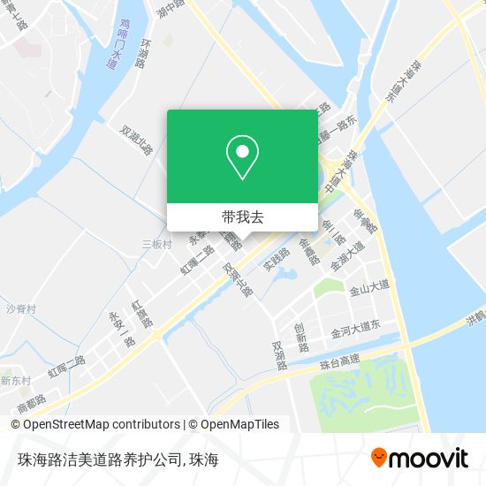 珠海路洁美道路养护公司地图