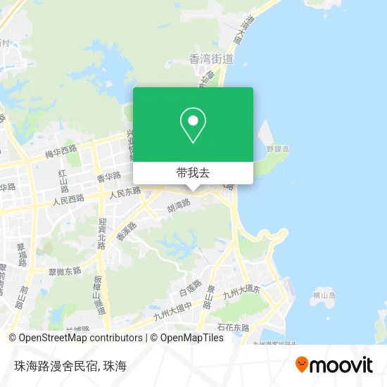 珠海路漫舍民宿地图