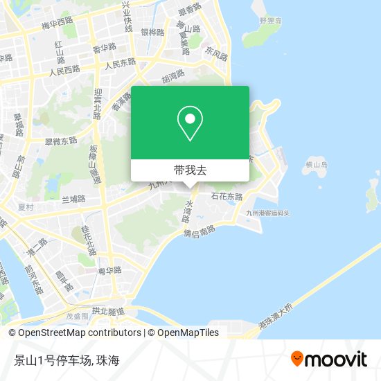 景山1号停车场地图