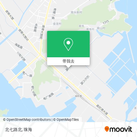 北七路北地图
