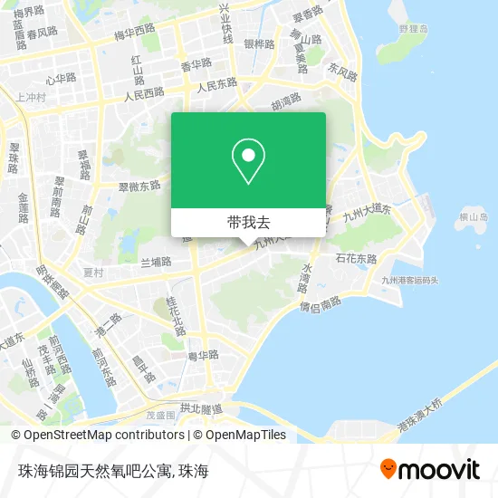 珠海锦园天然氧吧公寓地图