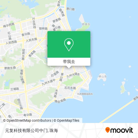 元复科技有限公司中门地图