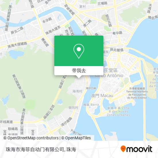 珠海市海菲自动门有限公司地图