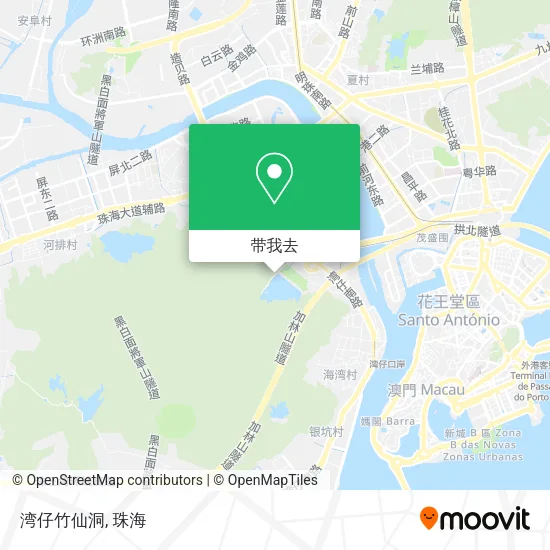 湾仔竹仙洞地图