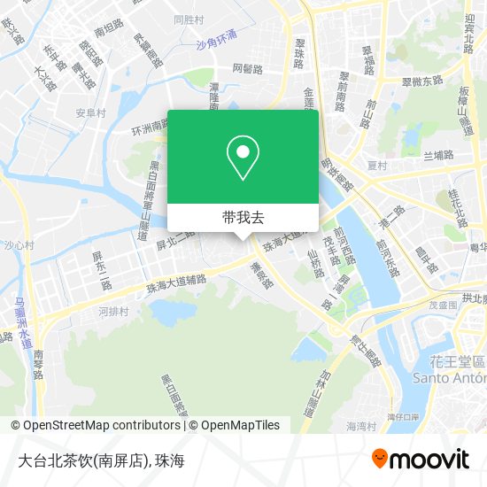 大台北茶饮(南屏店)地图