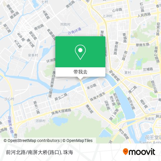 前河北路/南屏大桥(路口)地图
