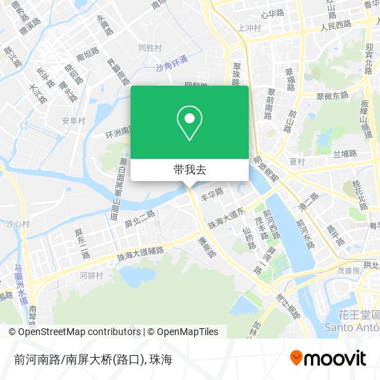 前河南路/南屏大桥(路口)地图