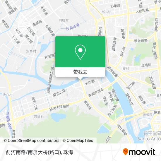前河南路/南屏大桥(路口)地图