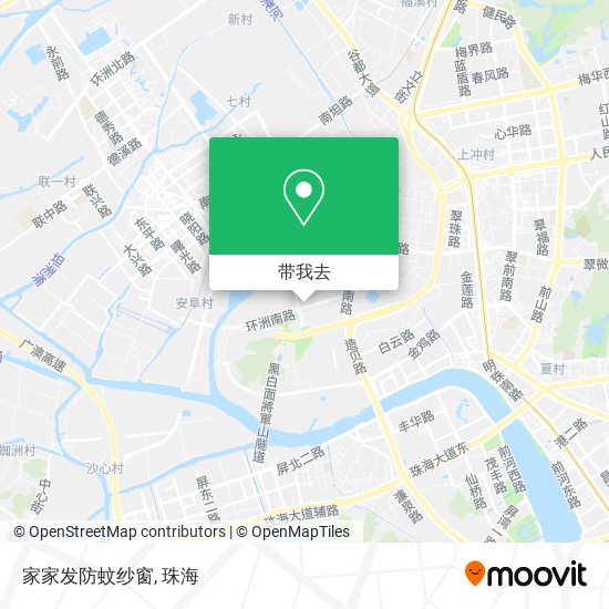 家家发防蚊纱窗地图