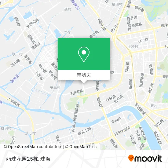 丽珠花园25栋地图