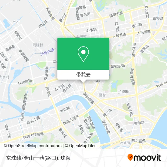 京珠线/金山一巷(路口)地图