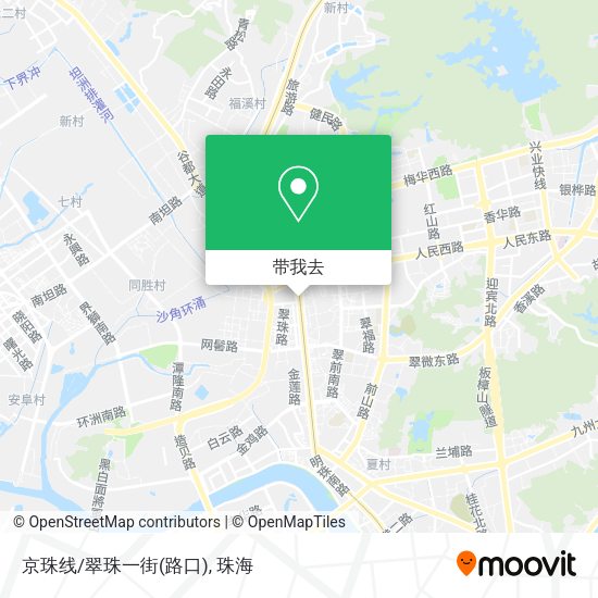 京珠线/翠珠一街(路口)地图