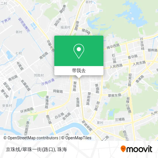 京珠线/翠珠一街(路口)地图
