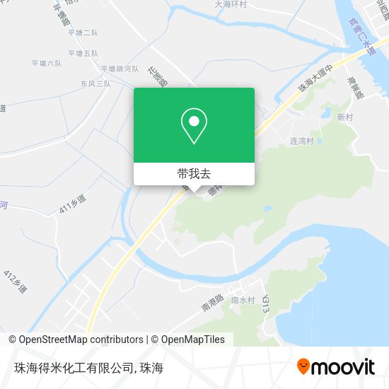 珠海得米化工有限公司地图