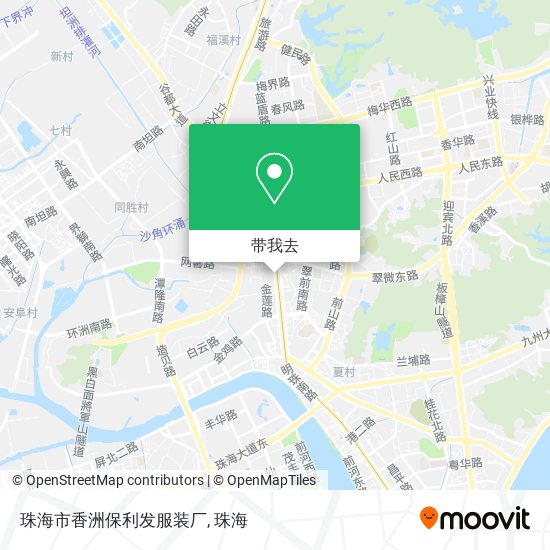 珠海市香洲保利发服装厂地图