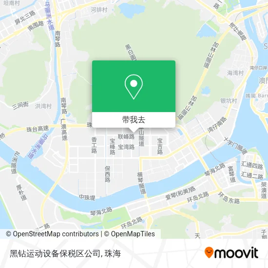 黑钻运动设备保税区公司地图