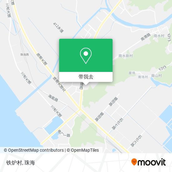 铁炉村地图