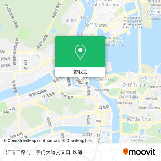 汇通二路与十字门大道交叉口地图